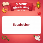 5. Sınıf Din Kültürü İbadetler Testi - testçöz.com