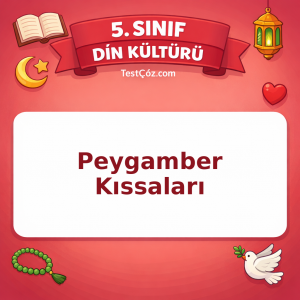 5. Sınıf Din Kültürü Peygamber Kıssaları Testi - testçöz.com