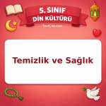 5. Sınıf Din Kültürü Temizlik ve Sağlık Testi - testçöz.com