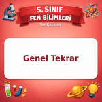 5. Sınıf Fen Bilimleri Genel Tekrar Testi - testçöz.com