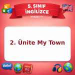 5. Sınıf İngilizce 2. Ünite My Town Testi - testçöz.com