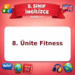 5. Sınıf İngilizce 8. Ünite Fitness Testi - testçöz.com