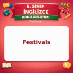 5. Sınıf İngilizce Festivals Konu Anlatımı - testçöz.com