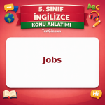 5. Sınıf İngilizce Jobs Konu Anlatımı - testçöz.com