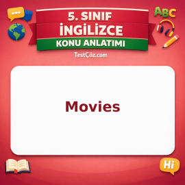 5. Sınıf İngilizce Movies Konu Anlatımı - testçöz.com