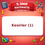 5. Sınıf Matematik Kesirler (1) Testi - testçöz.com