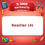 5. Sınıf Matematik Kesirler (4) Testi - testçöz.com