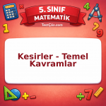 5. Sınıf Matematik Kesirler - Temel Kavramlar Testi - testçöz.com