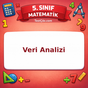 5. Sınıf Matematik Veri Analizi Testi - testçöz.com