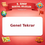 5. Sınıf Sosyal Bilgiler Genel Tekrar Testi - testçöz.com