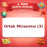 5. Sınıf Sosyal Bilgiler Ortak Mirasımız (3) Testi - testçöz.com