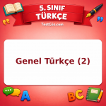 5. Sınıf Türkçe Genel Türkçe (2) Testi - testçöz.com