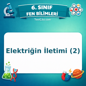 6. Sınıf Fen Bilimleri Elektriğin İletimi (2) Testi - testçöz.com