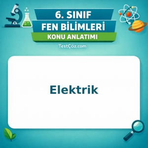 6. Sınıf Fen Bilimleri Elektrik Konu Anlatımı - testçöz.com