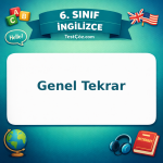 6. Sınıf İngilizce Genel Tekrar Testi - testçöz.com