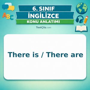 6. Sınıf İngilizce There is / There are Konu Anlatımı - testçöz.com
