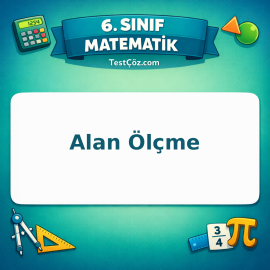 6. Sınıf Matematik Alan Ölçme Testi - testçöz.com
