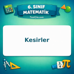 6. Sınıf Matematik Kesirler Testi - testçöz.com