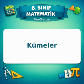 6. Sınıf Matematik Kümeler Testi - testçöz.com