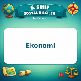 6. Sınıf Sosyal Bilgiler Ekonomi Testi - testçöz.com