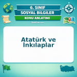 6. Sınıf Sosyal Bilgiler Atatürk ve İnkılaplar Konu Anlatımı - testçöz.com