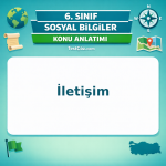 6. Sınıf Sosyal Bilgiler İletişim Konu Anlatımı - testçöz.com