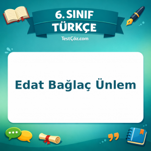 6. Sınıf Türkçe Edat Bağlaç Ünlem Testi - testçöz.com