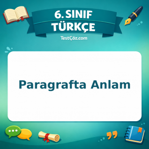 6. Sınıf Türkçe Paragrafta Anlam Testi - testçöz.com