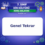 7. Sınıf Din Kültürü Genel Tekrar Konu Anlatımı - testçöz.com