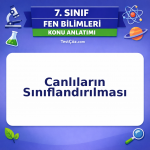 7. Sınıf Fen Bilimleri Canlıların Sınıflandırılması Konu Anlatımı - testçöz.com