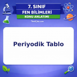 7. Sınıf Fen Bilimleri Periyodik Tablo Konu Anlatımı - testçöz.com