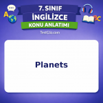 7. Sınıf İngilizce Planets Konu Anlatımı - testçöz.com