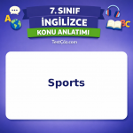 7. Sınıf İngilizce Sports Konu Anlatımı - testçöz.com