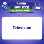 7. Sınıf İngilizce Television Konu Anlatımı - testçöz.com