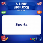 7. Sınıf İngilizce Sports Testi - testçöz.com