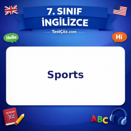7. Sınıf İngilizce Sports Testi - testçöz.com