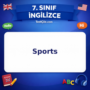 7. Sınıf İngilizce Sports Testi - testçöz.com
