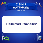 7. Sınıf Matematik Cebirsel İfadeler Testi - testçöz.com