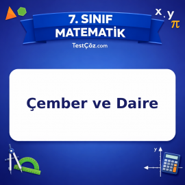 7. Sınıf Matematik Çember ve Daire Testi - testçöz.com