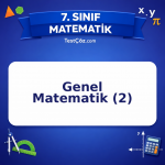 7. Sınıf Matematik Genel Matematik (2) Testi - testçöz.com
