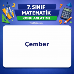 7. Sınıf Matematik Çember Konu Anlatımı - testçöz.com