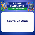 7. Sınıf Matematik Çevre ve Alan Konu Anlatımı - testçöz.com