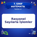 7. Sınıf Matematik Rasyonel Sayılarla İşlemler Testi - testçöz.com