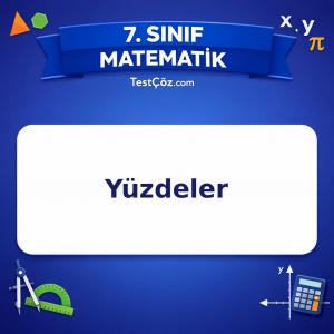 7. Sınıf Matematik Yüzdeler Testi - testçöz.com
