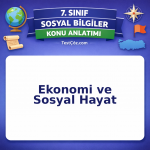 7. Sınıf Sosyal Bilgiler Ekonomi ve Sosyal Hayat Konu Anlatımı - testçöz.com