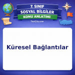 7. Sınıf Sosyal Bilgiler Küresel Bağlantılar Konu Anlatımı - testçöz.com