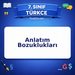 7. Sınıf Türkçe Anlatım Bozuklukları Testi - testçöz.com