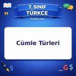 7. Sınıf Türkçe Cümle Türleri Testi - testçöz.com
