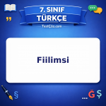 7. Sınıf Türkçe Fiilimsi Testi - testçöz.com
