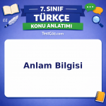 7. Sınıf Türkçe Anlam Bilgisi Konu Anlatımı - testçöz.com